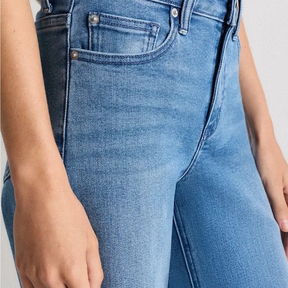 Quince Luna Stretch Wide Leg Jeans 24 - Picture 4 of 7